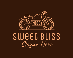 Cool Vintage Motorcycle Motorbike logo design