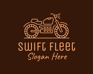 Cool Vintage Motorcycle Motorbike logo design