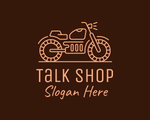 Cool Vintage Motorcycle Motorbike logo design