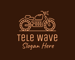 Cool Vintage Motorcycle Motorbike logo design