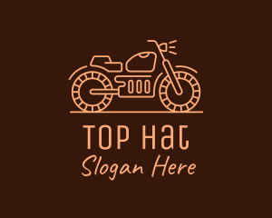 Cool Vintage Motorcycle Motorbike logo design