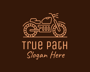 Cool Vintage Motorcycle Motorbike logo design