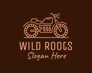 Cool Vintage Motorcycle Motorbike logo design