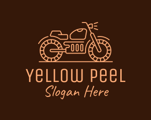 Cool Vintage Motorcycle Motorbike logo design