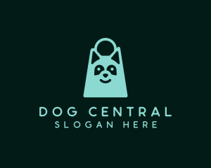 Dog Shopping Bag logo design