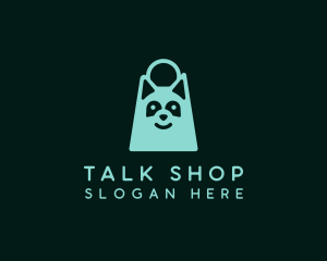 Dog Shopping Bag logo design