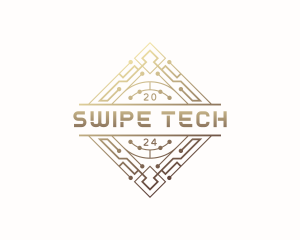 Cyber Tech Circuitry logo design