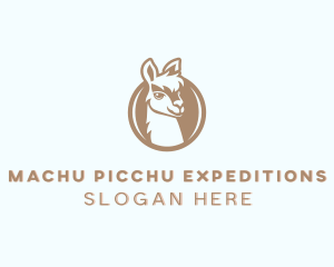 Wild Alpaca Animal logo