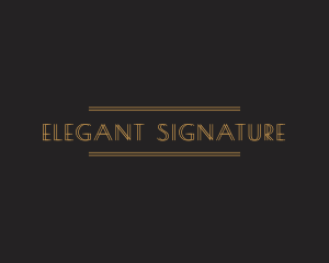 Elegant Classic Business logo design