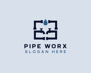 Plumbing Pipe Faucet logo