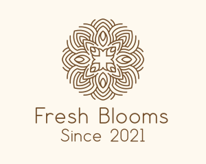 Spring Flower Landscape logo design