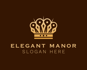 Luxury Royal Crown  logo design