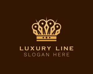 Luxury Royal Crown  logo design