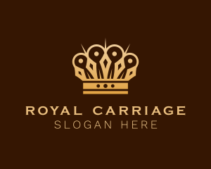 Luxury Royal Crown  logo design