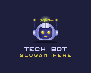 Cyber Robot Electric logo design