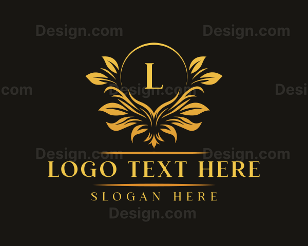 Stylish Floral Wedding Logo