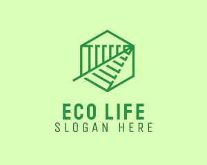 Nature Eco Leaf logo design