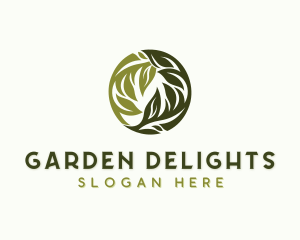 Natural Organic Garden logo design