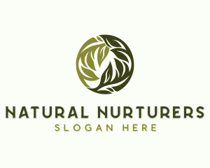 Natural Organic Garden logo design