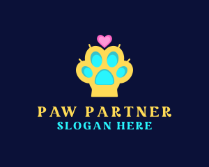 Puppy Dog Paw logo design