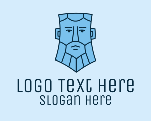 Geometric Tough Man Logo