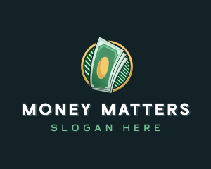 Money Dollar Bill logo design