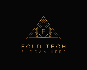 Triangle Luxury Tech logo design