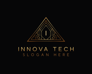 Triangle Luxury Tech logo design