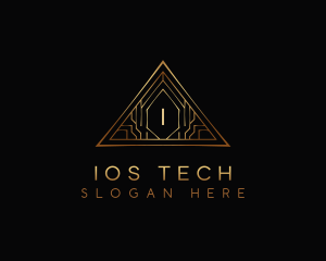 Triangle Luxury Tech logo design