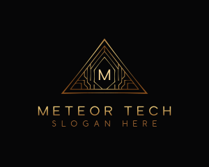 Triangle Luxury Tech logo design