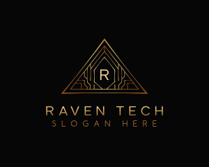 Triangle Luxury Tech logo design