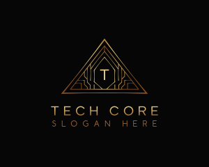 Triangle Luxury Tech logo design