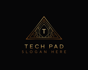 Triangle Luxury Tech logo design