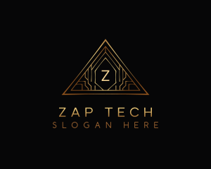 Triangle Luxury Tech logo design