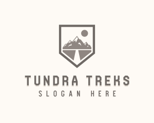 Mountain Hiking Explorer   logo design