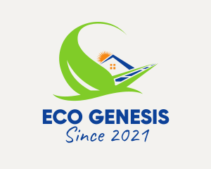 Eco Real Estate Housing  logo design