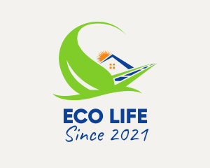 Eco Real Estate Housing  logo design