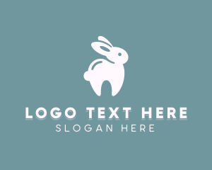 Bunny Rabbit Tooth logo