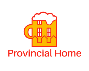 Home Beer Mug logo design