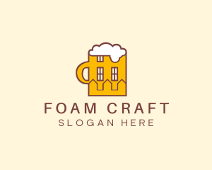 Home Beer Mug logo design