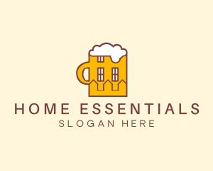 Home Beer Mug logo design