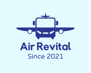 Blue Air Bus logo design