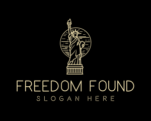 Statue of Liberty logo design