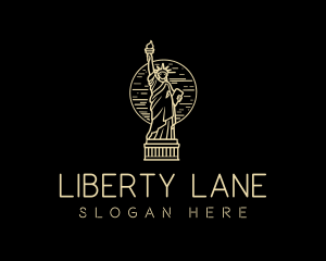 Statue of Liberty logo design