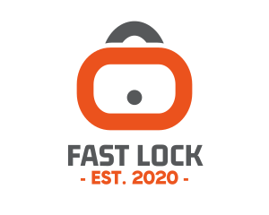 Secure Lock Application logo design