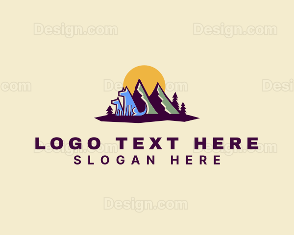 Mountain Dog Camping Logo