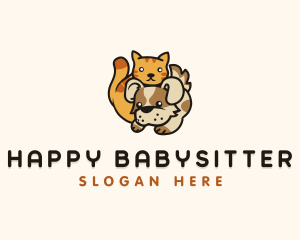 Cat Dog Veterinary logo design