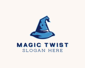 Magician Witch Hat logo design