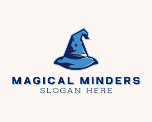 Magician Witch Hat logo design