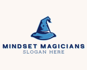 Magician Witch Hat logo design